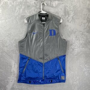 Nike Vest men's Medium Hyper Elite Full Zip Duke Blue Devils NCAA Lightweight